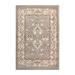 White 24 x 0.31 in Area Rug - Charlton Home® Verndale Traditional Floral Slate Indoor Area Rug Polypropylene | 24 W x 0.31 D in | Wayfair