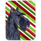 The Holiday Aisle® The Holiday Aisle Scottish Terrier Candy Cane Holiday Christmas Rectangle Glass Cutting Board Glass | 0.15 H x 15.38 W in | Wayfair