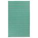 Blue 132 x 96 x 0.01 in Area Rug - Union Rustic Walton Striped Handmade Flatweave Wool Aqua Area Rug Wool | 132 H x 96 W x 0.01 D in | Wayfair