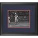 Carlton Fisk Boston Red Sox Framed Autographed 8" x 10" Watch HR Photograph with Stay Fair!