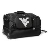 MOJO West Virginia Mountaineers Black 27'' 2-Wheel Drop Bottom Rolling Duffel Bag