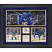 St. Louis Blues Framed 23" x 27" 2017 Winter Classic 3-Photograph Collage with Game-Used Ice from the - Limited Edition of 199