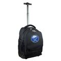 Black Buffalo Sabres 19'' Premium Wheeled Backpack