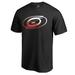 Men's Fanatics Branded Black Carolina Hurricanes Gradient Logo T-Shirt