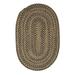 Green 24 x 0.5 in Area Rug - Langley Street® Entwistle Braided Palm Area Rug Wool | 24 W x 0.5 D in | Wayfair TRPT1220 40132835