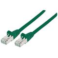 intellinet 741132 Netzwerkkabel Cat7-Rohkabel mit Cat6a-Stecker 100% Kupfer LS0H 15m grün