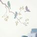 My Wonderful Walls Pastel Birds & Tree Branch Wall Decal Canvas/Fabric | 40.8 H x 46.8 W in | Wayfair 1239a-42