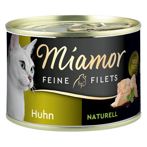 24 x 156g Feine Filets Naturelle - Huhn Miamor Katzenfutter nass