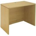 Modern Office Structures Maple 36"W Lowered Desk Shell