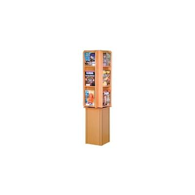 12 Pocket Revolving Literature Rack