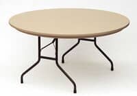 60" Round Resin Folding Table