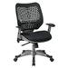 Revv Ergonomic Flex Back Chair in Raven Black