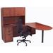 Peninsula L-Shaped Desk w/48" Hutch