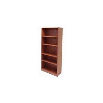Cherry 5-Shelf Laminate Bookcase