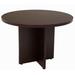 Mocha 42" Round Laminate Conference Table