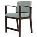 400 lb. Cap. Amherst Wood Frame Hip Chair in Upgrade Fabric or Healthcare Vinyl