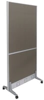 30"W x 68"H Full Fabric Mobile Portable Partition