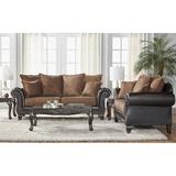 Astoria Grand Oswego 2 Piece Living Room Set Polyester in Brown | 39 H x 92 W x 35 D in | Wayfair Living Room Sets 0F14D5212EE146D19334A3B741F6CE16