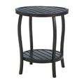 Summer Classics Somerset Outdoor Side Table Metal in Black | 26.75 H x 22 W x 22 D in | Wayfair 40062