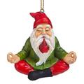 Weihnachtsverzierung - Gartenzwerge Figur - Zen Garden Gnome - Meditieren Gnome Statuen