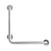 CSI Bathware L-Shaped Vertical Angle Bathroom Safety Grab Bar Metal in Gray | 3 H x 1.25 D in | Wayfair BAR-VR16-TW-125-SA