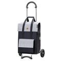 Andersen Shopping trolley Scala with bag Milla blue, Volume 49L, steel frame