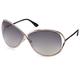 TOM FORD FT0130 Sunglasses 28B Shiny Rose Gold / Gradient Smoke 68-10-115