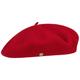 Laulhere L´Autentique Merino Beret women´s beret winter beret (One Size - red)