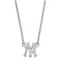 Women's New York Yankees Small Sterling Silver Pendant Necklace