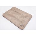 HobbyDog R1 ECOBEZ5 Hundebett ECO Schlafplatz Ruheplatz Hundematratze Hundekissen, 90 x 60 cm, L, beige