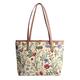 Signare Tapestry Shoulder Bag Tote Bag for Women with Floral Design (Morning Garden, COLL-MGD)