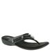 Minnetonka Silverthorne Thong - Womens 9 Black Sandal W2