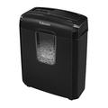 Paper Shredder for Home Use - Fellowes 6C 6 Sheet Cross Cut Paper Shredder for Home Office Use - Powershred Personal Shredder with Safety Lock & 11 Litre Bin - Security Level P4 - Black