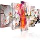 murando Canvas Wall Art 200x100 cm / 79"x40" Non-woven Canvas Prints Image Framed Artwork Painting Picture Photo Home Decoration 5 pcs orchid b-A-0255-b-o