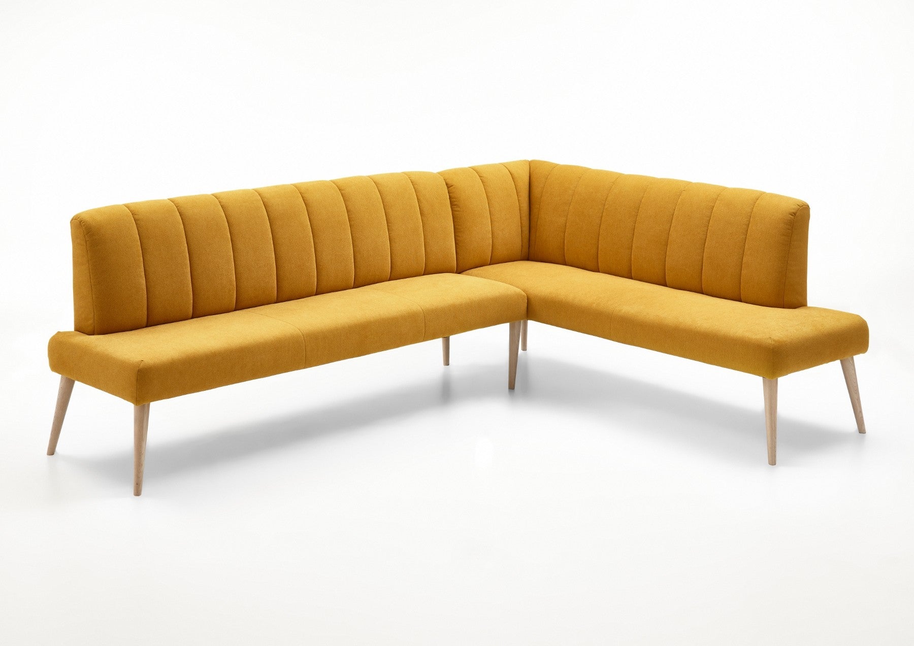 Eckbank gelb,beige,braun,blau,grau,anthrazit,rosa,türkis,wählbar Stoff MALMÖ von Empinio24