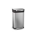 Joseph Joseph Intelligent Waste Titan Trash Compactor Kitchen Bin with Odour Filter, Holds Up to 90L After Compaction, Stainless Steel, 30L