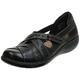 Clarks Women's Ashland Spin Q Slip-On Loafer, Black, 5 UK