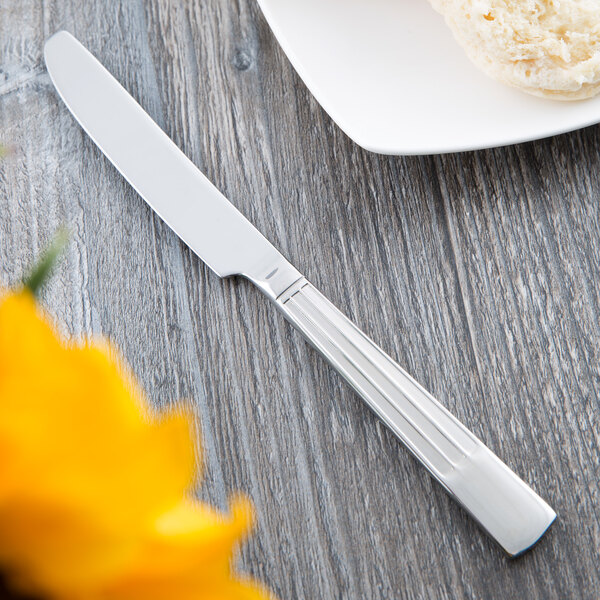 Libbey 972 554 Gibraltar 7" 18/0 Stainless Steel Heavy Weight Bread and Butter Knife - 36/Case