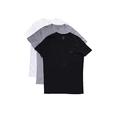 DIESEL 3 Pack Men's T-Shirt, V Neck, "UMTEE-JAKEVTHREEPACK" - color choice: Colour: Mix (White, Black, Grey Melange) | Size: Medium