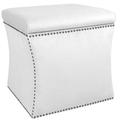 Winston Porter Brookeann Storage Ottoman Polyester in Brown | 19 H x 19 W x 17 D in | Wayfair WRLO6724 40762538