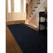 Blue/Navy 144 x 0.3 in Indoor Area Rug - Winston Porter Edith Floral Machine Made Tufted Polypropylene Area Rug in Navy Polypropylene | Wayfair