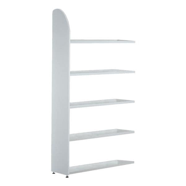 Kerkmann Anbauregal »Dante 5 OH« ohne Rückwand 100 cm breit grau, 100x190x32.5 cm