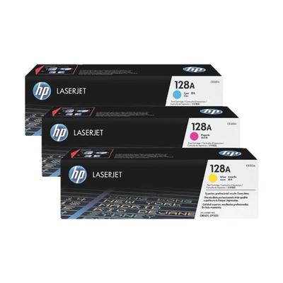 Druckkassetten-Set »HP CF371AM« HP 128A blau, HP