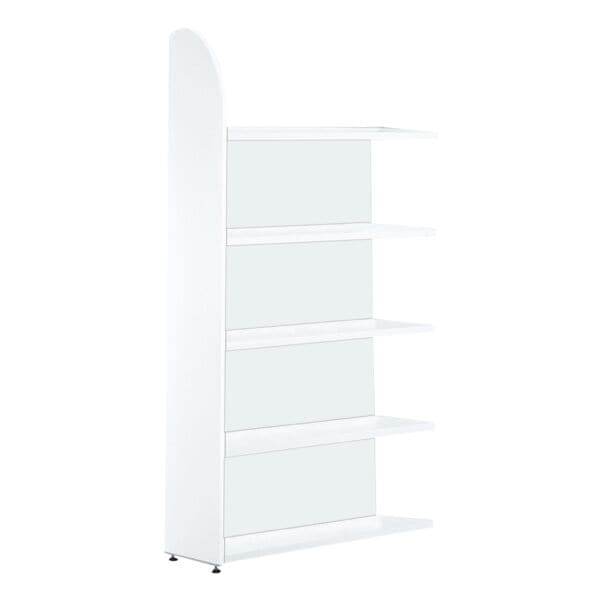 Kerkmann Anbauregal »Dante 5 OH« mit Rückwand 100 cm breit weiß, 100x190x32.5 cm