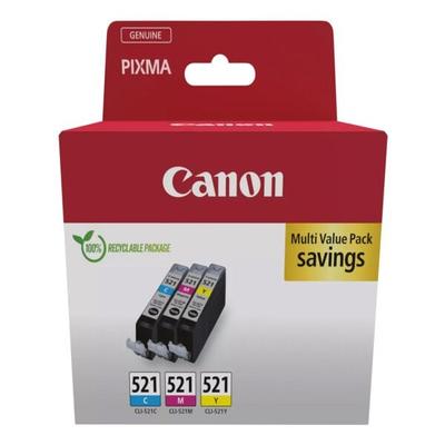Canon Tintenpatronen-Set »CLI-521 CMY« blau