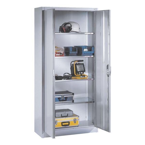 CP Stahlschrank mit Flügeltüren 93 x 195 cm 8920-00 7035/x grau, 93x195x40 cm