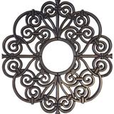 Ceiling Art Store Amany Frameless Ceiling Medallion Wood in Brown | 24 H x 24 W x 0.75 D in | Wayfair AMANYNF-24-AB