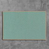 Blue/Green 24 x 180 in Area Rug - Bay Isle Home™ Mammari Wool Teal Area Rug | 24 W x 180 D in | Wayfair BAYI8344 40773046