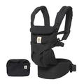 Ergobaby Baby Carrier Backpack for Newborn to Toddler, 4-Position Omni 360 Cotton, Ergonomic Child Carrier (Pure Black)