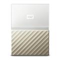 WD My Passport Ultra 1 TB Portable Hard Drive - White/Gold